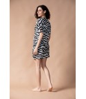 MH05 -  Relaxed V Neck Top And shorts - 97% Polyester 3% Spandex