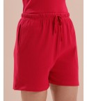 MH059 - SHORTS SET : COLOUR-  CHRISTMAS RED