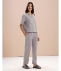 MH064 - STEEL GREY LOUNGEWEAR SET