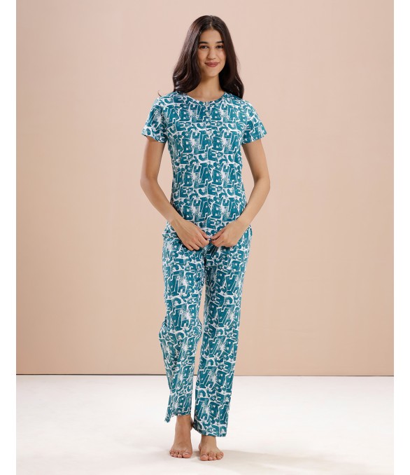 MH067 - LAGOON / AOP LOUNGEWEAR SET