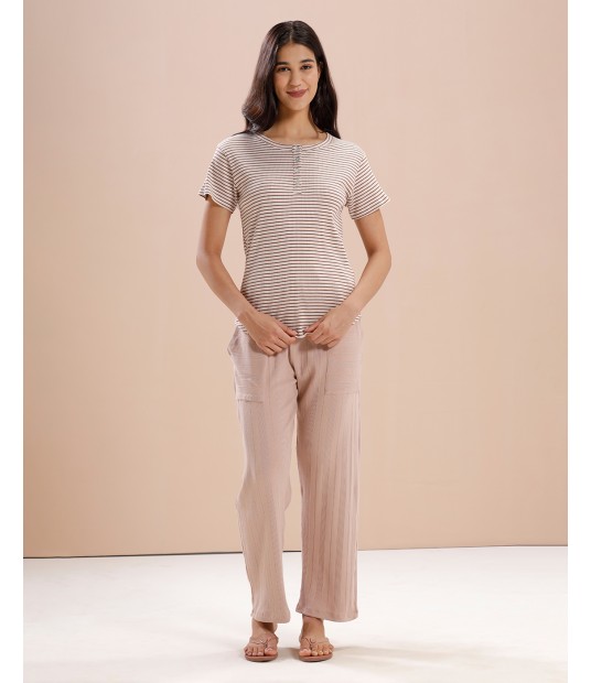 MH068 - DUSTY PINK LOUNGEWEAR SET
