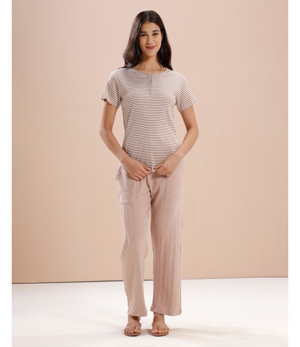 MH068 - DUSTY PINK LOUNGEWEAR SET