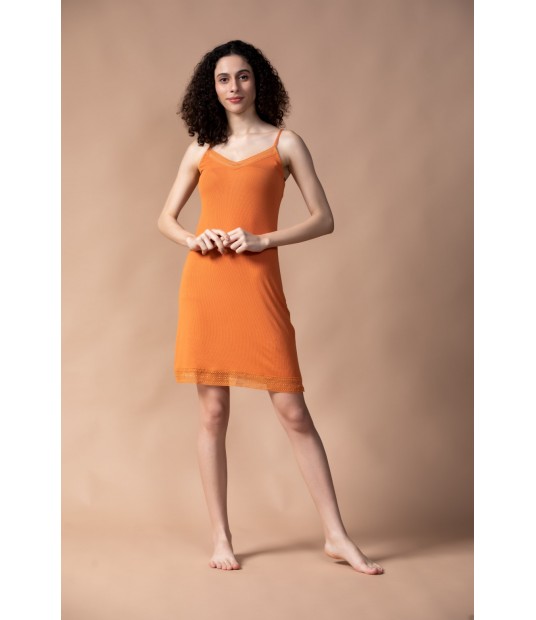MH07 - Rib Knit Cami dress - 95% Liva Siro Modal 5% Spandex