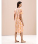 MH076 - SHORT NIGHT DRESS: COLOUR TANGELO