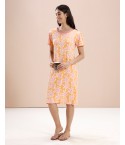 MH076 - SHORT NIGHT DRESS: COLOUR TANGELO