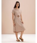 MH077 -   A- LINE LOUNGE DRESS: COLOUR - SPANISH VILLA