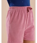 MH083  RELAXED SHORTS SET - SNORKEL BLUE/ FIJI FLOWER