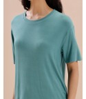 MH089- BRIGHT AQUA & WHITE CROPPED  SET