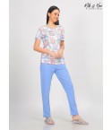 MH12 - PASTEL DREAMS BEACH  LOUNGEWEAR SET