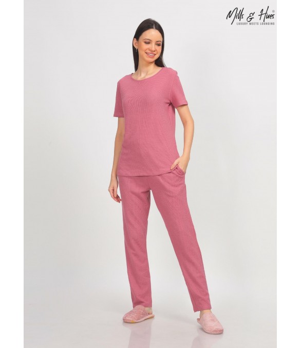 MH13 - WAFFLE KNIT LOUNGE WEAER SET